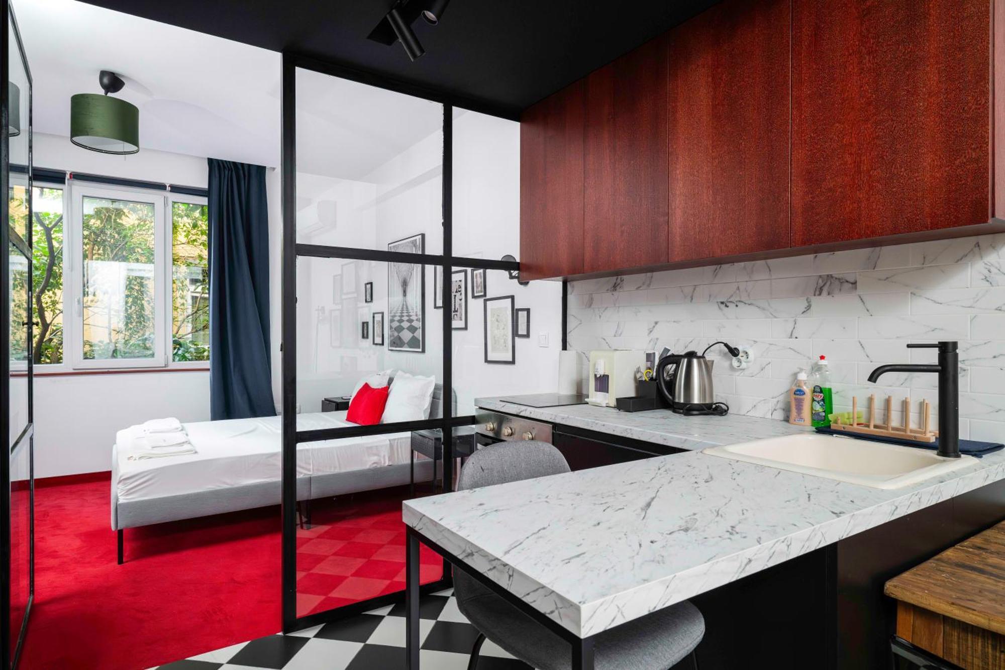 Central Art-Inspired Flat With Private Garage Sofia Exteriör bild