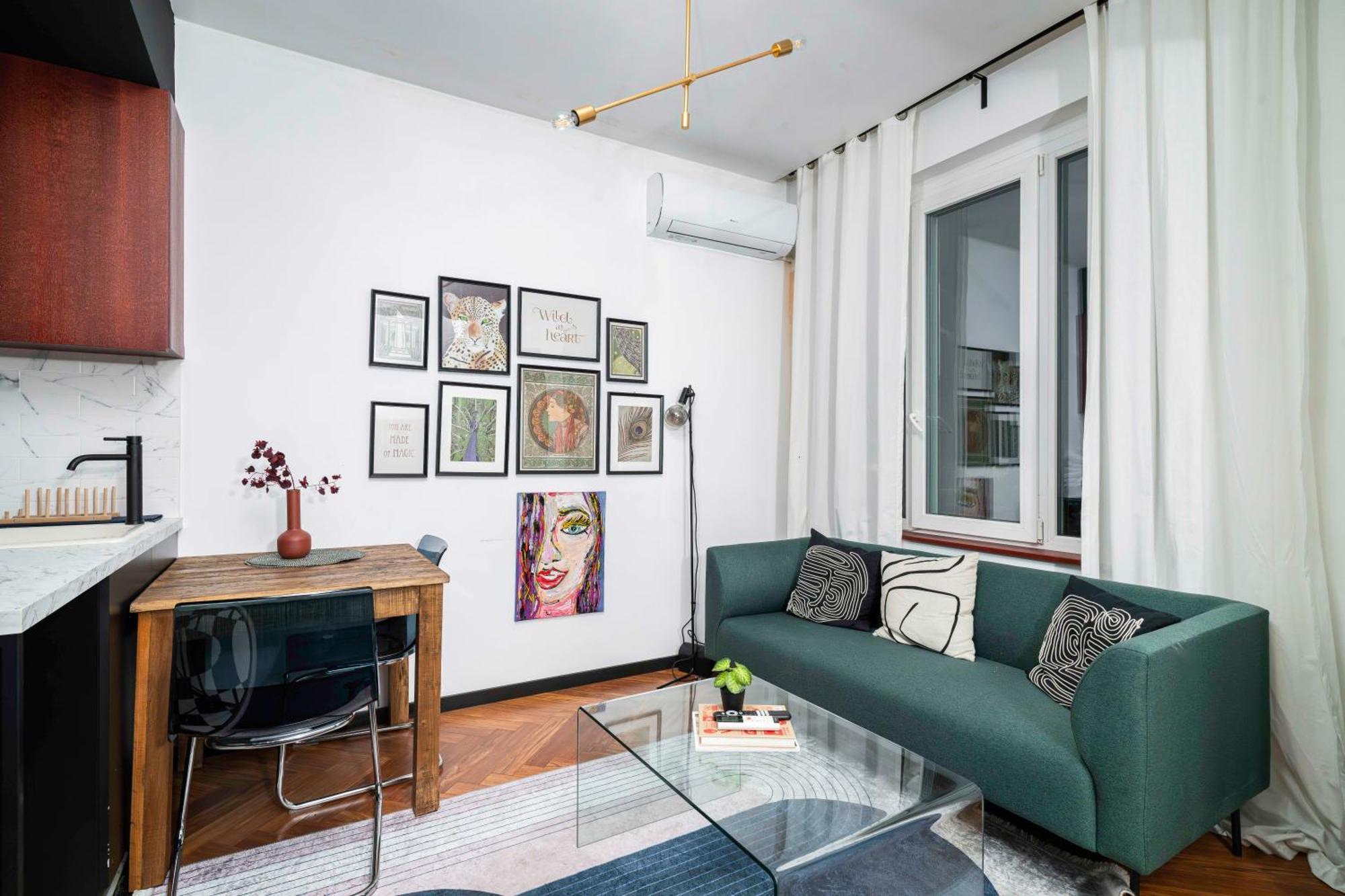 Central Art-Inspired Flat With Private Garage Sofia Exteriör bild